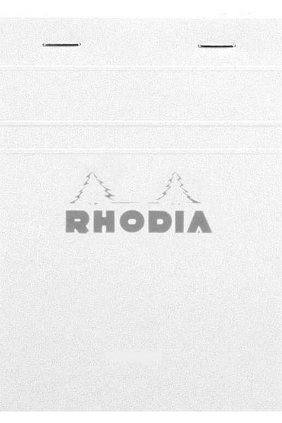 Rhodia Basic A6 Checkered Block White Cover 80