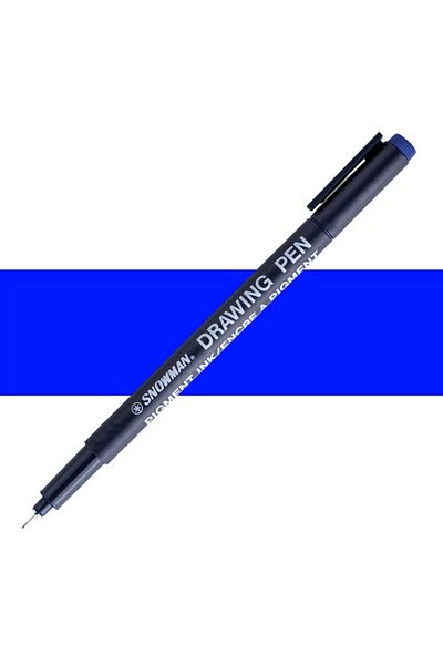 Snowman Blue Technical Drawing Pen - 0.05