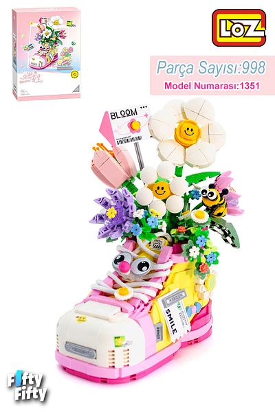 Vagonlife Decorative & Collectibles Flower Bouquet Playset 998 Pieces Ff-Lz1351