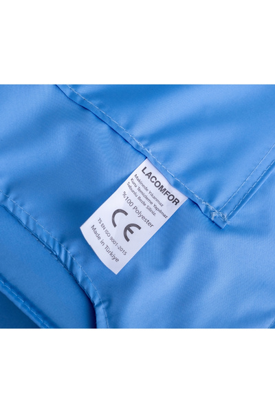 Lacomfor Katlanabilir Plaj Şezlongu | Sırt Destekli, Su Geçirmez, Cepli Minder Tasarımı