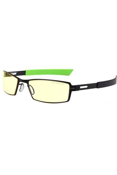 RAZER Razer Gunnar MOBA Gaming Glasses, Blue Light Filtering (Black/Green)