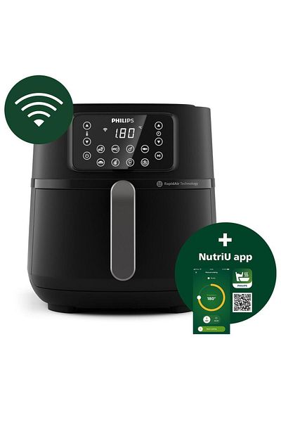 Philips Friteuza fara ulei Philips HD9285/93 seria 5000 XXL conectat, 16 in 1 functii de gatit,7.2 l(1.4 kg)