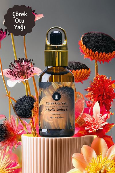 Mim and More Black Cumin Seed Oil - Cold Pressed 100% Pure Natural, 50ml