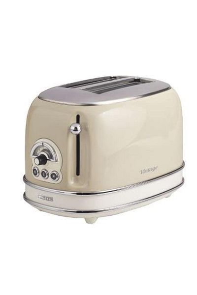 ARIETE Prajitor de paine Ariete 0155CR/BG, 810 W, 2 Felii (Beige)
