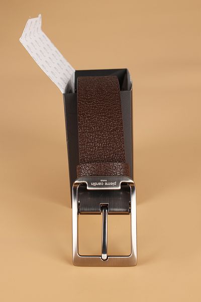 Pierre Cardin 3100 Γνήσιο δέρμα Ανδρική Ζώνη (110 cm 115 cm 120 cm 125 cm 130 cm) ΚΑΦΕ