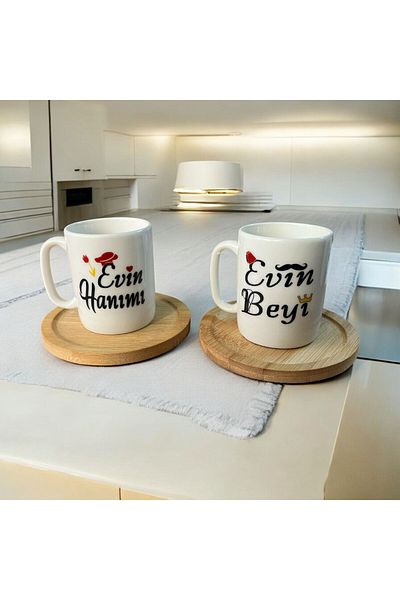 WPAWZ Special Design 2-Person Housekeeper Housekeeper Bamboo Cup Set