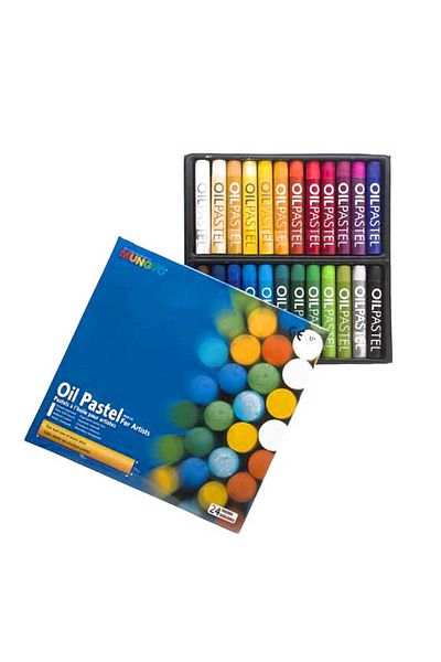 Mungyo 24-Piece Oil Pastel Cardboard Box