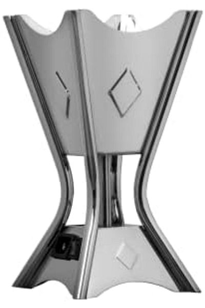 ALSAIF Electric Incense Burner, 135w, Chrome