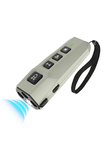 TIZE TZ-U50 Led Işıklı Ultrasonik Köpek Kovucu Cihaz (USB-C Şarj Edilebilir) ...