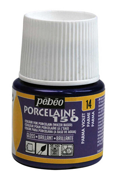 Pebeo Su Bazlı Porselen Boya 150 45ml Şişe - 14 Parma Violet