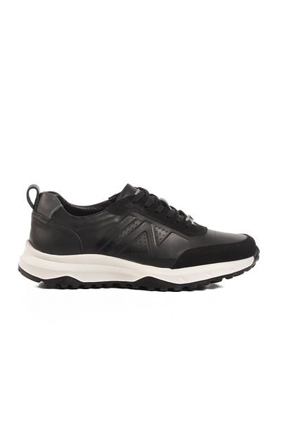 WALKWAY Black Casual Men's Shoes Genuine Leather Ciksa m