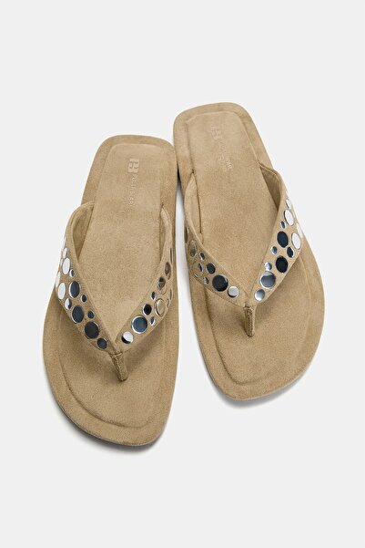 Pull & Bear Embellished flat sandals