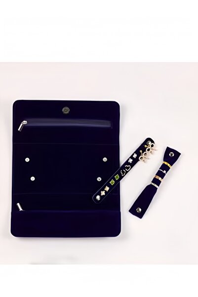 Yelajoy Portable jewelry storage bag,high-quality suede material,travel stora...