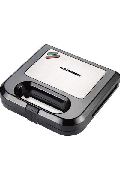 Heinner Aparat de sandvici Heinner SM-K750BKS, 750 W, 2 Sandwich-uri (Negru/Inox)