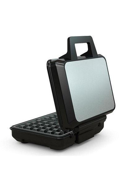 TESLA Aparat pentru vafe / gofre Tesla WM200BX, 1000W, Dubla, Placi antiadere, 140 - 220C (Argintiu/Negru)