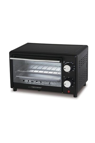 ESPERANZA Mini cuptor electric Esperanza EKO007 CALZONE, 900 W, 10 L (Negru)