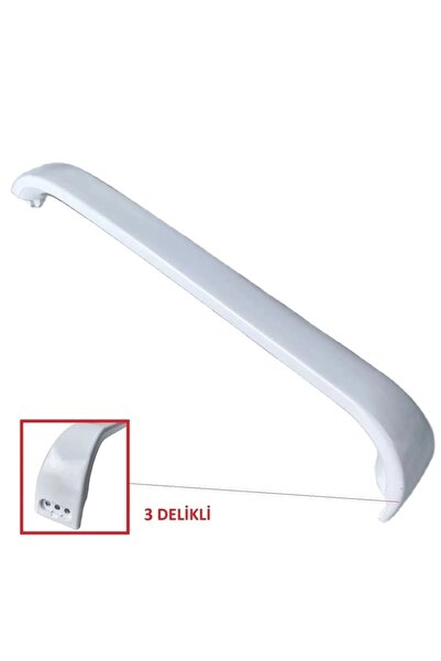 Ozba Ticaret Bosch Uyumlu Buzdolabı Kapı Kolu 3 Delikli Kısa 32 Cm Beyaz