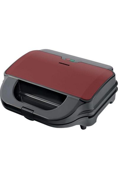 Heinner Aparat de sandvici Heinner Crispy Morning SM-2H900BKS, 900 W (Rosu/Negru)