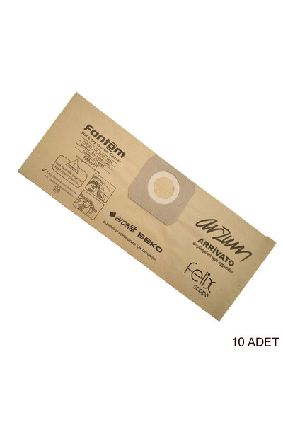 Magic Bags Magic DU 1850 - WD 1650 - WF 4000 Συμβατή τσάντα σκόνης ηλεκτρικής σκούπας - 10 τεμάχια