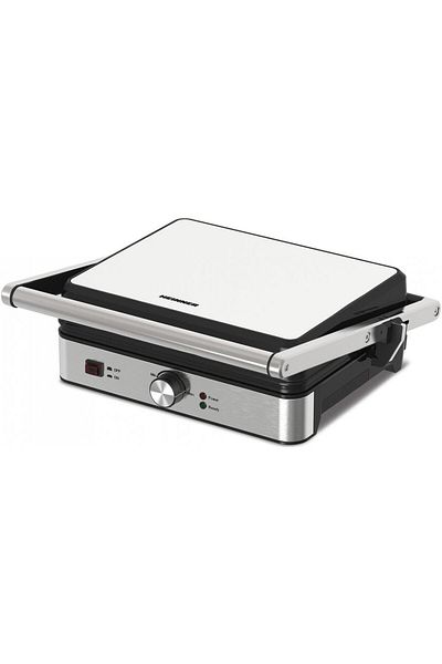 Heinner Gratar electric Heinner SunsetGrill HEG-K2000SS, 2000W, Placi fixe cu inveli antiaderent