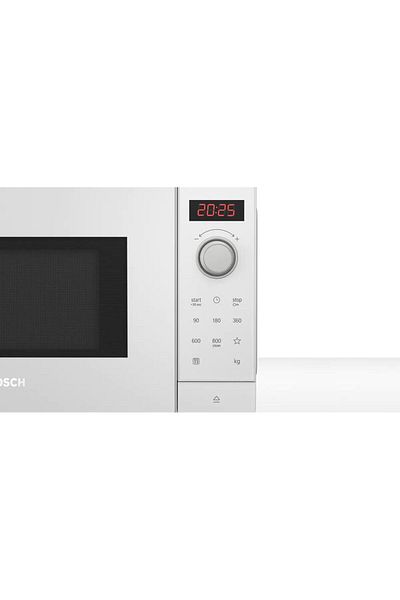 Bosch Bosch FFL023MW0 Microwave Oven, 20 l, 800 W, 5 speeds, 7 programs, LED Display (White)