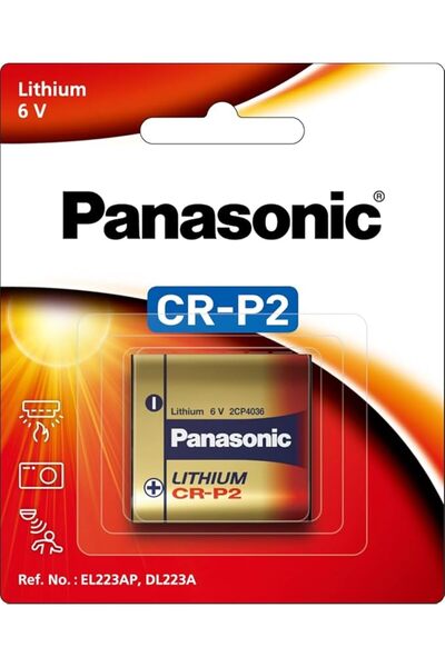 PANASONIC بطارية ليثيوم CR-P2 6 فولت أمريكية - قطعة واحدة