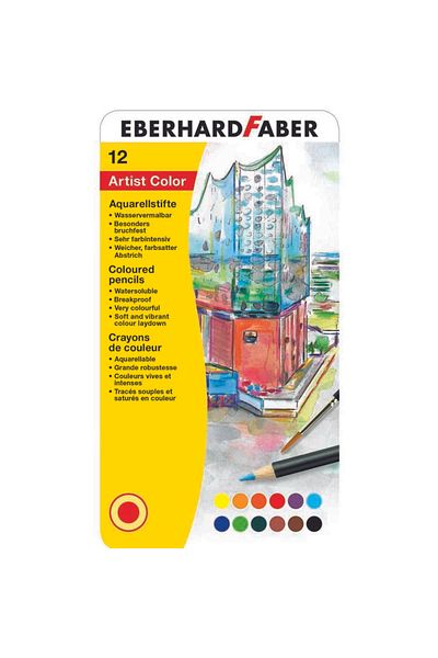 Eberhard Faber Artist Color Watercolor Pencil 12 Colors