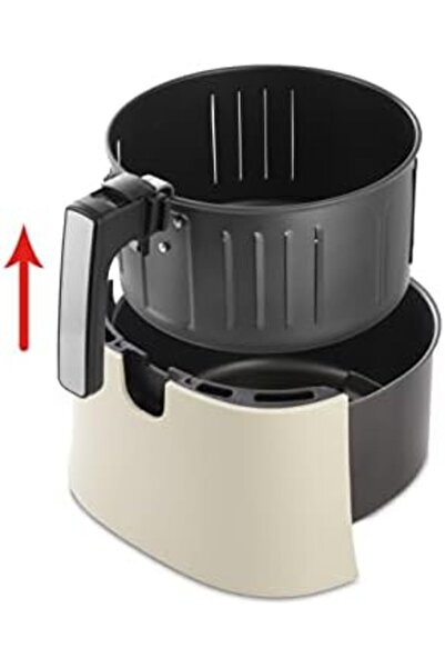 ALSAIF Healthy Analog Air Fryer 6L by Alsaif, 1800W, Beige, 6.0L