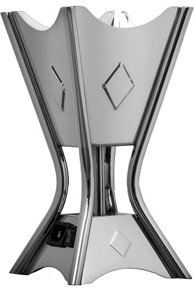 ALSAIF Electric Incense Burner, 135w, Chrome