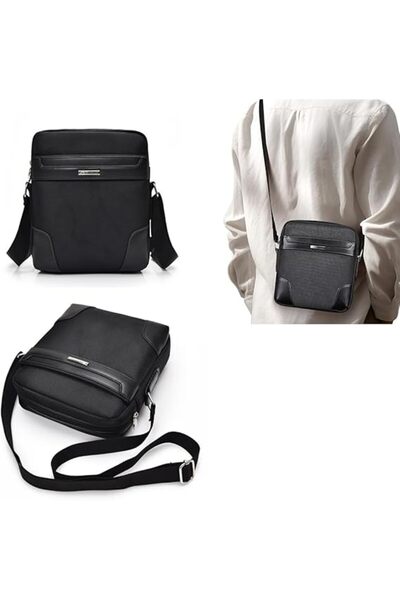 Arabest Men's Canvas Small Messenger Bag, Chest Bag Travel Carry Bag, Multi-P...