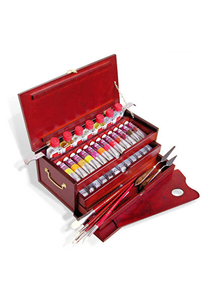 Lukas 1862 Yağlı Boya Set Ahşap Kutu 45 Parça