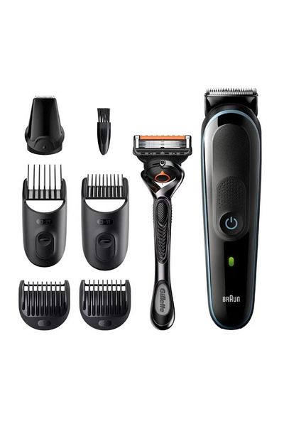 Braun BRAUN MGK5345 Multifunctional Hair Clipper, Battery, 100 Minutes Runtime (Black)
