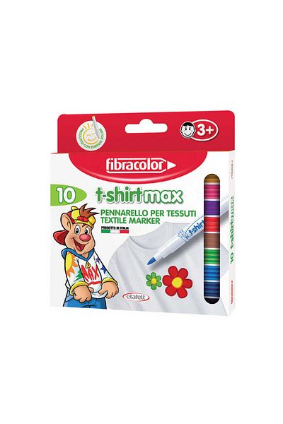 Fibracolor T-shirt Marker 10 Colors