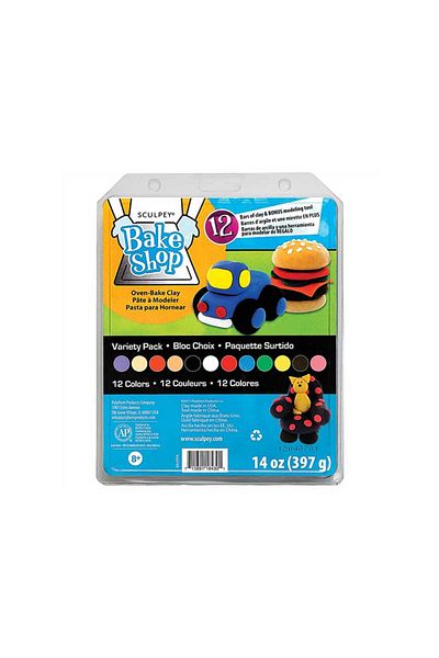Sculpey Bake&shop Variety Pack 10x28.5gr+2x57gr