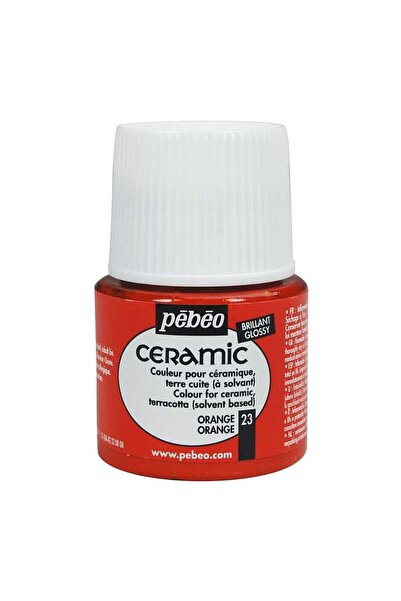 Pebeo Solvent Bazlı Seramik Boya 45ml Şişe - 23 Orange