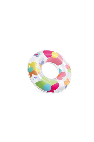 hediyecik Intex Flower Patterned Children's Pool and Sea Bagel +8 Years 81 cm