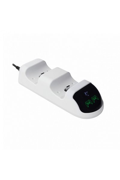 white shark White Shark PS5 CHARGING DOCK PS5-0506 TAKEDOWN, 2 x USB-C (White)