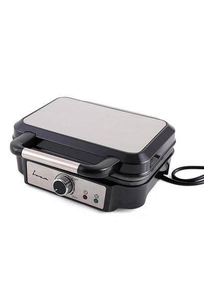FRAM Aparat de facut gofre Fram FAG-M1000BKSS,1000 W,capacitate 2 gofre,placi fixe cu invelis antiaderent