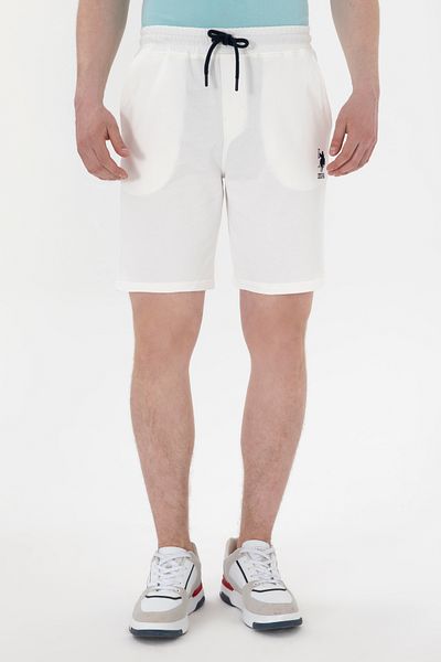U.S. Polo Assn. Men's Ecru Knitted Shorts 50298062 -Vr019