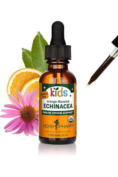 Herb Pharm , Kids Echinacea, Alcohol-Free, Orange-Flavored, 1 Fl Oz (30 Ml)