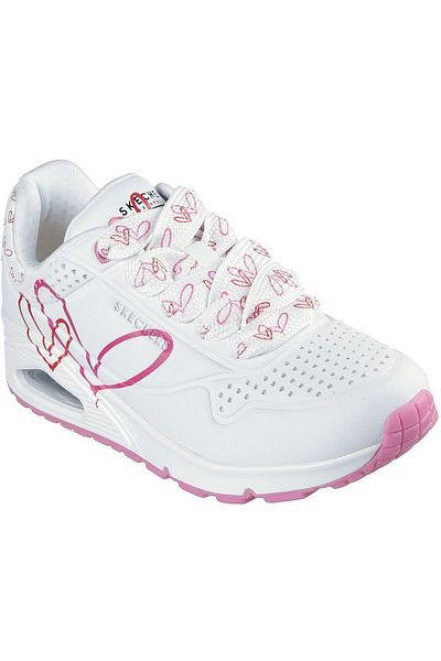 SKECHERS Tenisky Skechers Uno - Twin Hearts, Bílé, Dámské