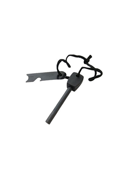 Depox IdeallStore Camping Amnar, Ultimate Survival, nehrdzavejúca oceľ, 10 cm, čierna, píšťalka v cene