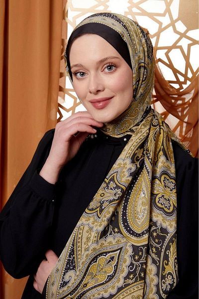 Levidor Indian Silk Shawl Green 412-02