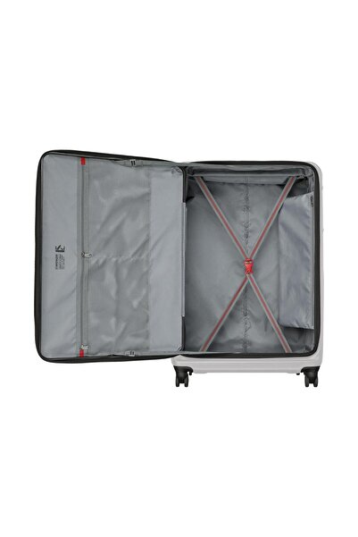 Wenger Amplix Hardside Expandable 83cm Check-In Luggage Trolley - Silver