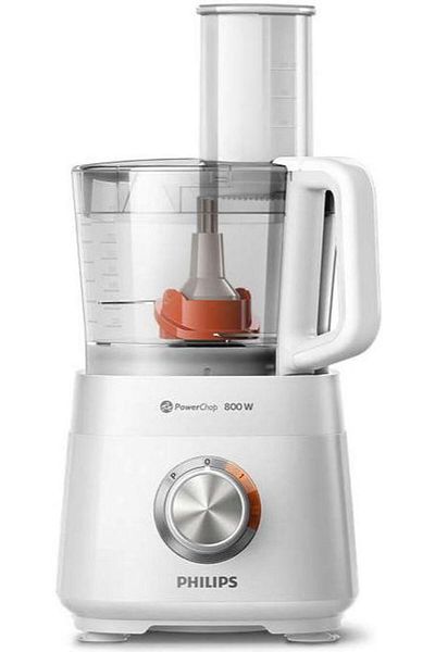 Philips Robot de bucatarie Philips Daily Collection HR7510/00, 800W, 2.1l, 29 functii (Alb)