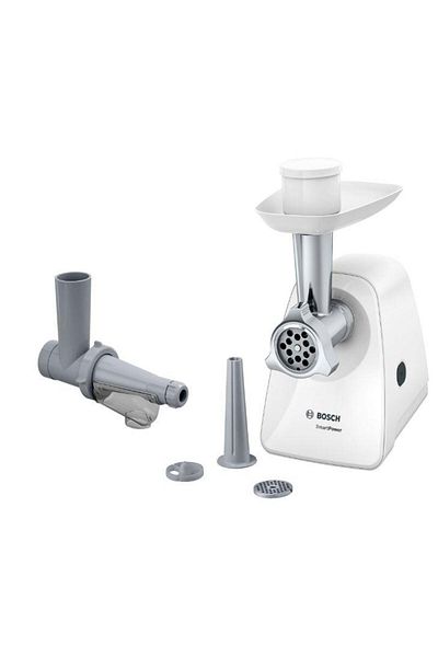 Bosch Masina de tocat carne Bosch SmartPower MFW2515W, 1500 W, 1.8 kg/min, 2 site
