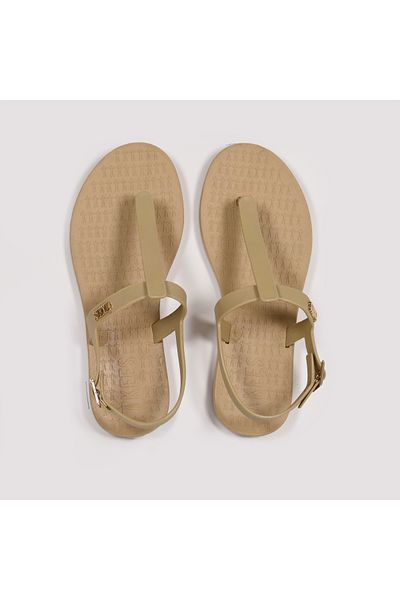Tkees Women's Cream Flip Flops Beach Sandals Tk-P103