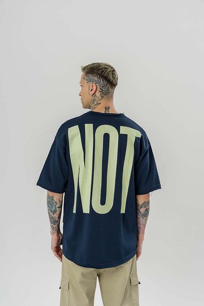 go gang own Μπλουζάκι Not Pis Collar 3 Thread Oversize
