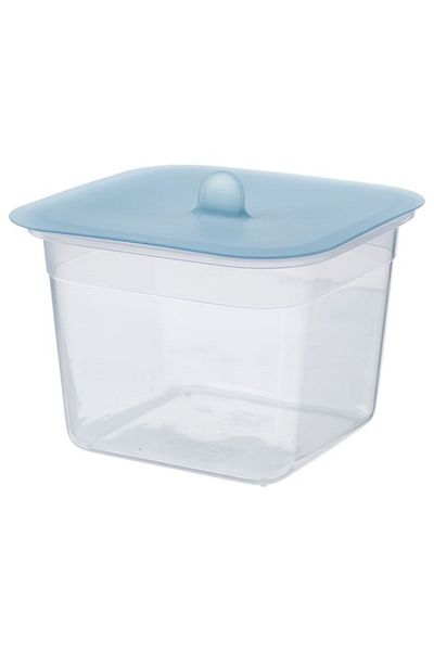 IKEA 365+ Square Plastic Food Container with Lid 1.4L, Airtight, BPA-Free, Microwave & Freezer