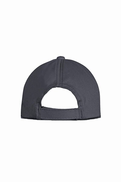 Eke Tekstil Unisex Gri Renk Siyah Logo Beyzbol Ny New York Şapka